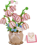 Rowood Pink Lily of the Valley – 3D Wooden Puzzle Kit