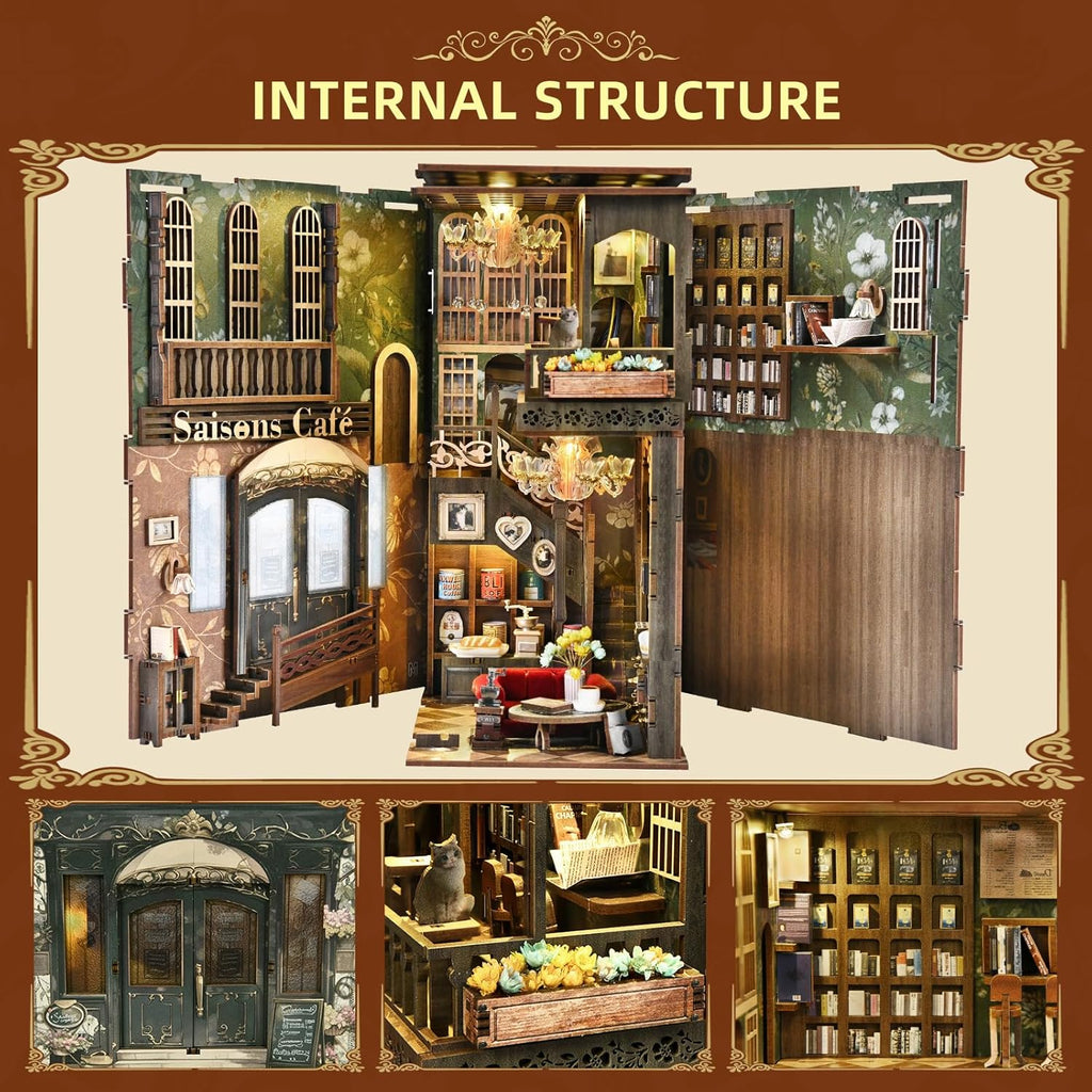 Saisons Café - DIY Book Nook Kit