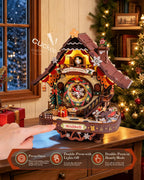 ROKR Christmas Cuckoo Clock – DIY Mechanical Model Kit