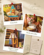 Rolife Quiet Corner Study – DIY Book Nook Kit