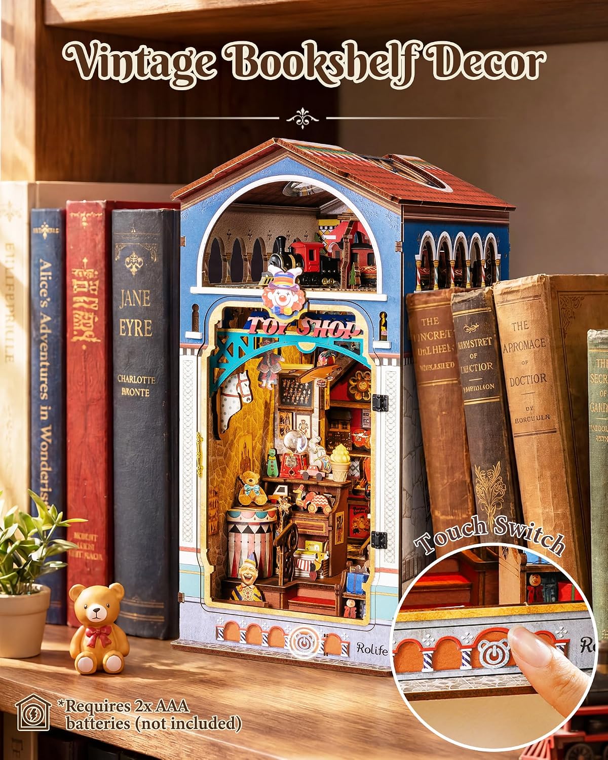 Rolife Treasure Toy Shop – DIY Book Nook Kit