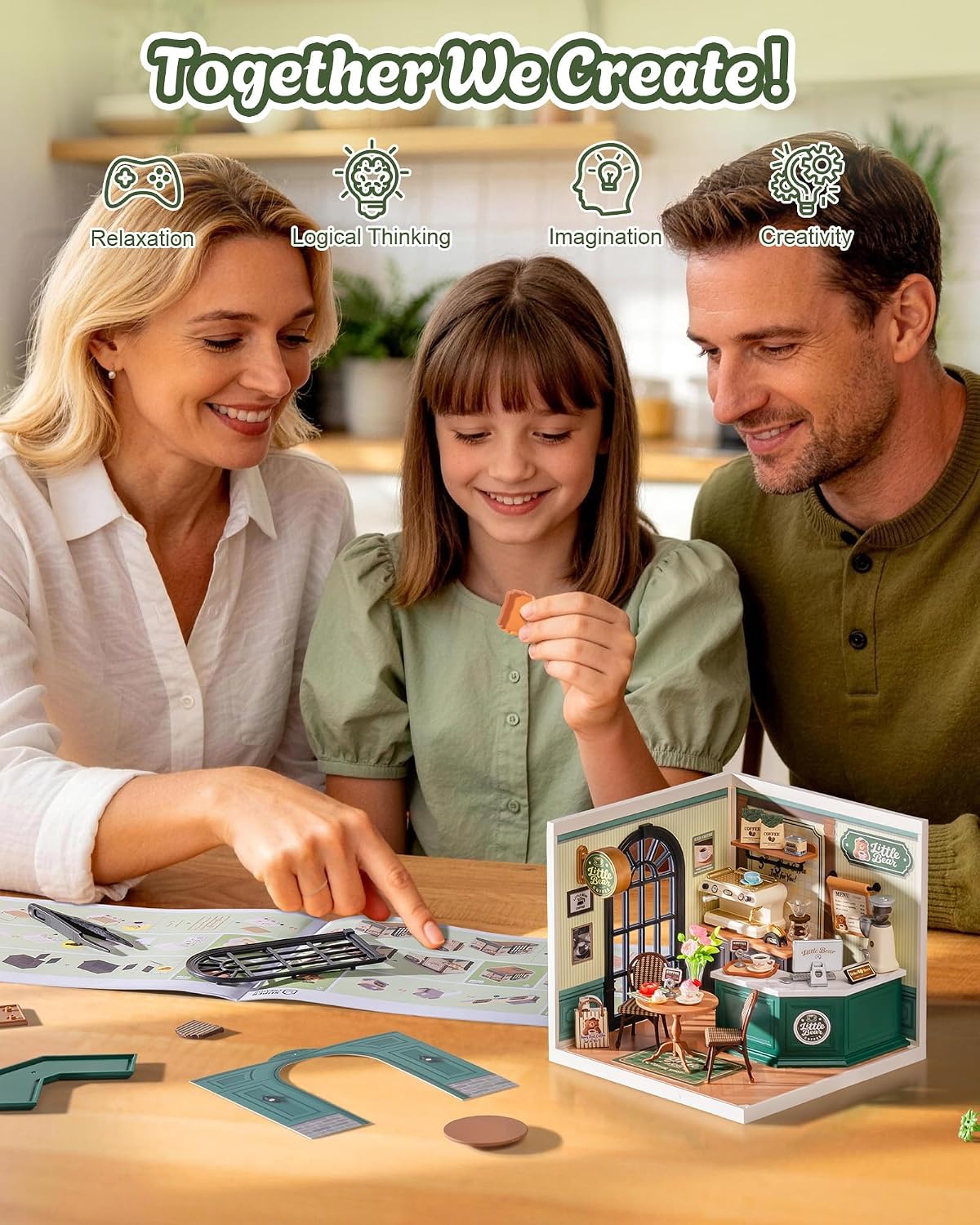 Rolife Perfect Romance Cafe – DIY Miniature House Kit