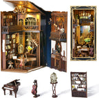 Pianist with Nightingale - DIY Book Nook Kit