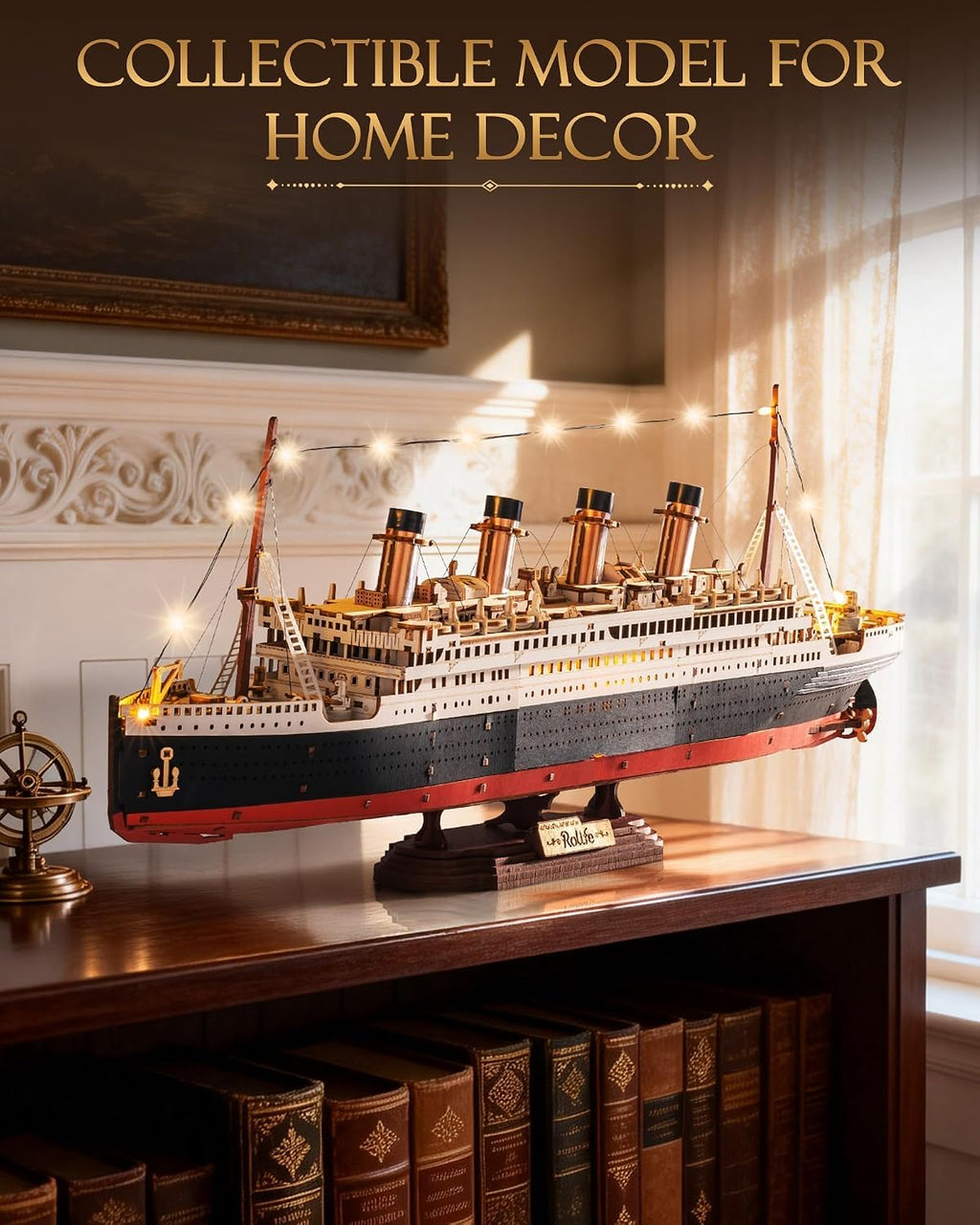 Rolife 1912 Eternal Atlantic Voyager – 3D Wooden Puzzle Kit
