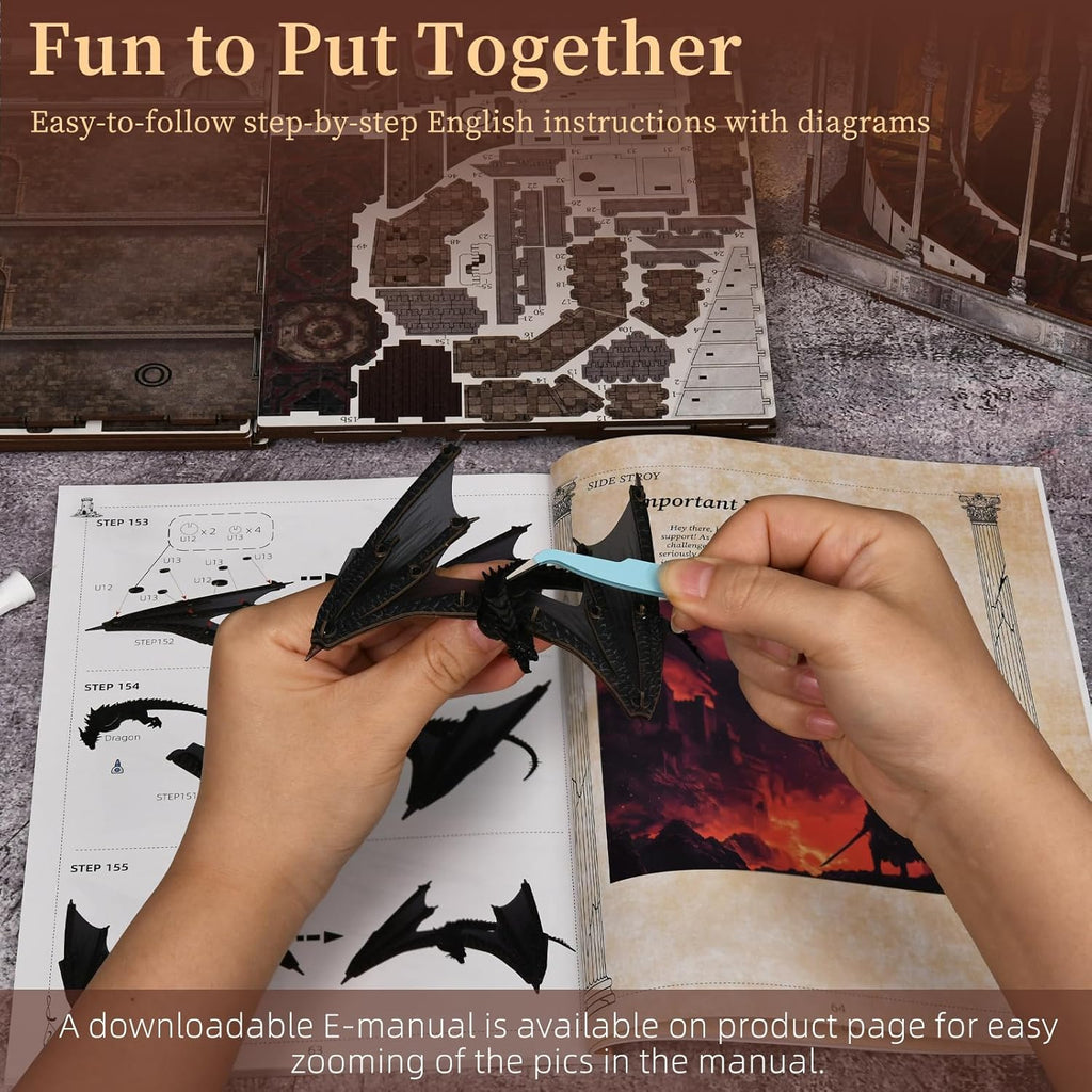Ember Castle - DIY Book Nook Kit