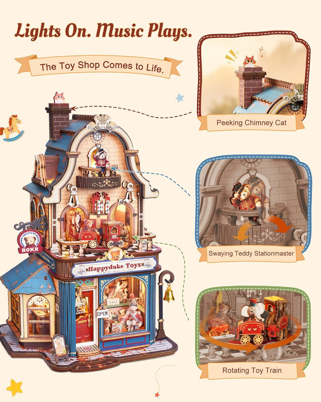 Rokr Happyduke Toys – DIY Mechanical Model Kit