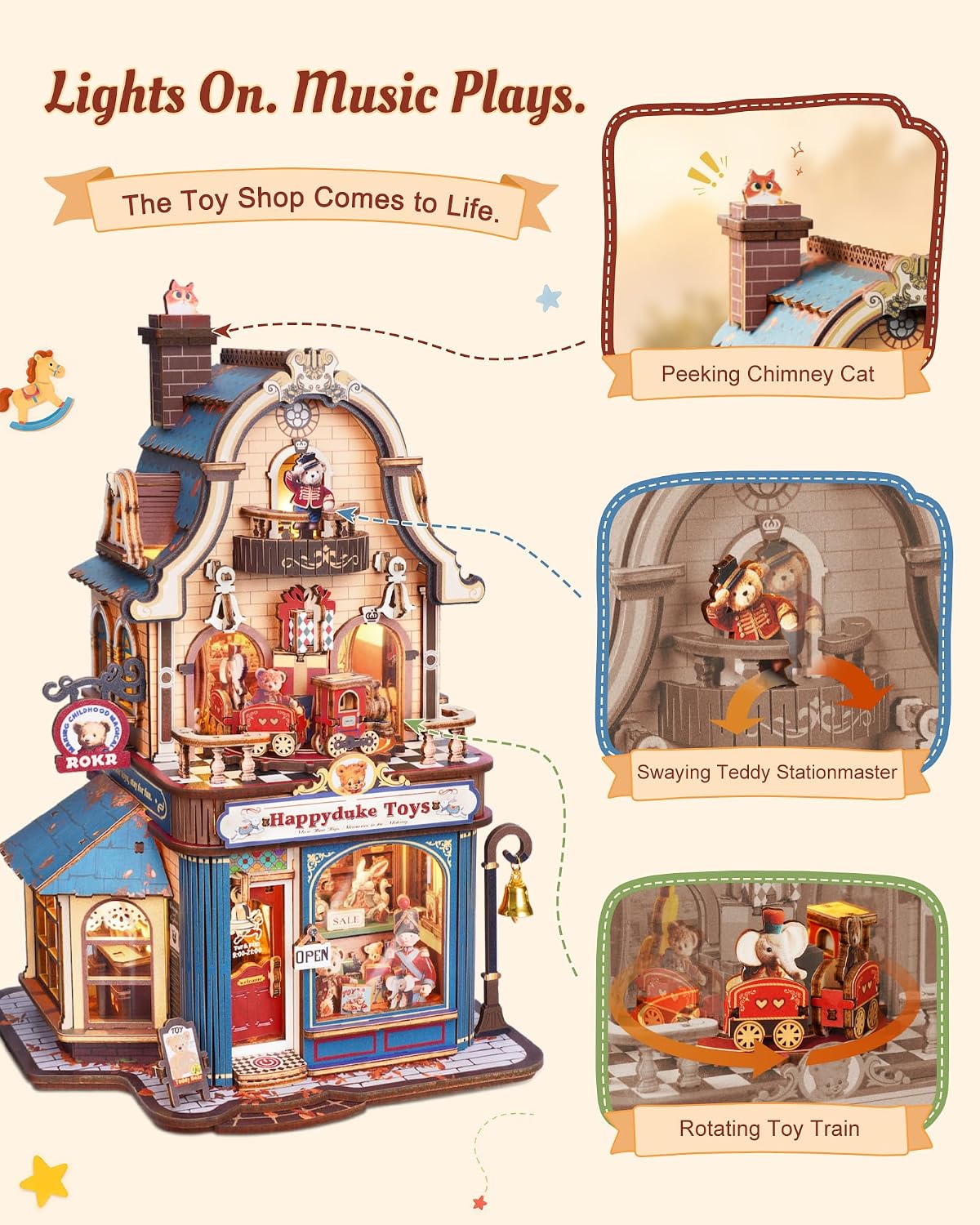 Rokr Happyduke Toys – DIY Mechanical Model Kit
