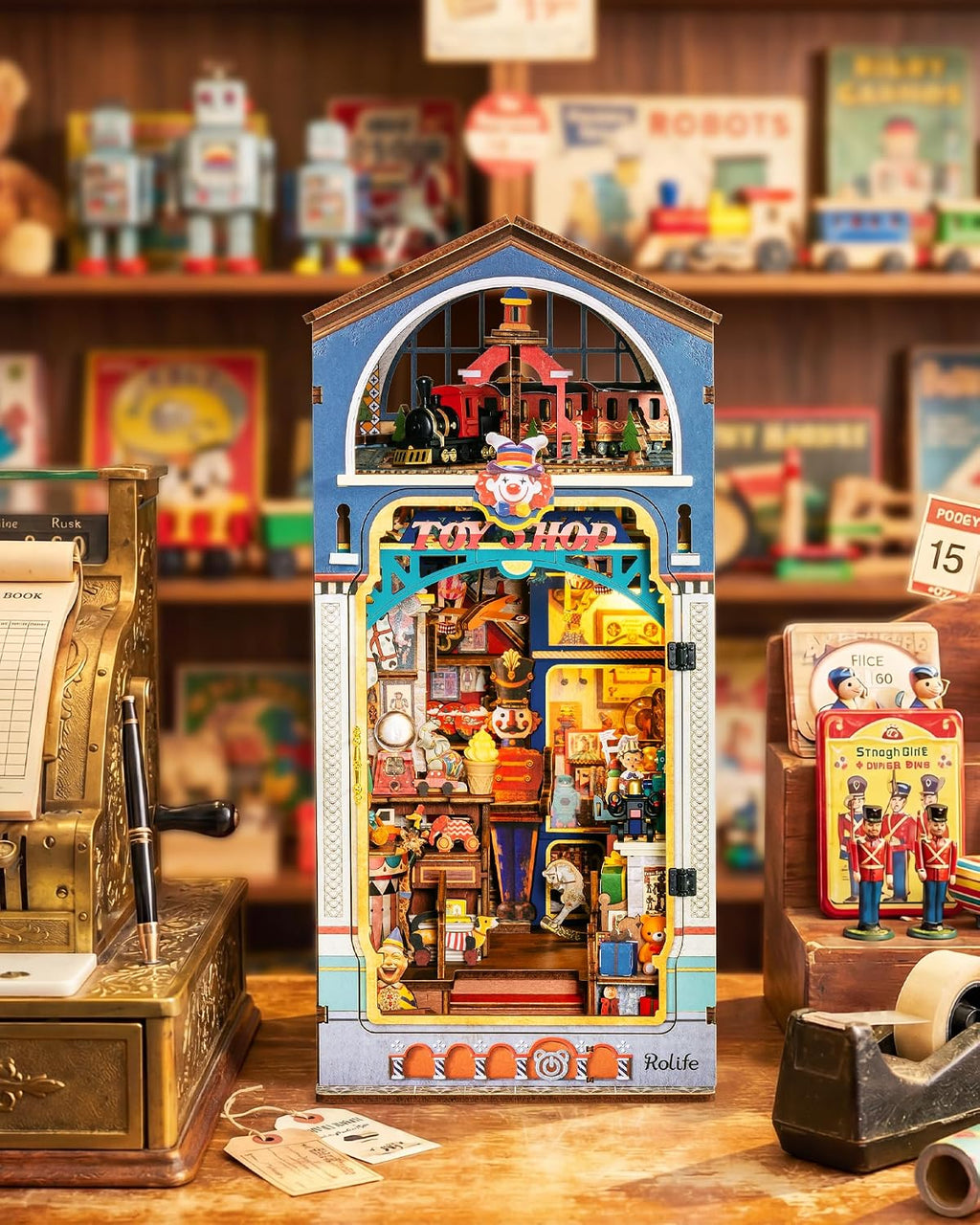 Rolife Treasure Toy Shop – DIY Book Nook Kit
