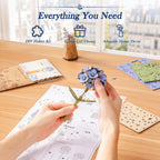 Rowood Blue Hydrangea – 3D Wooden Puzzle Kit