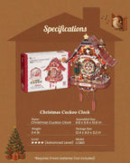 ROKR Christmas Cuckoo Clock – DIY Mechanical Model Kit