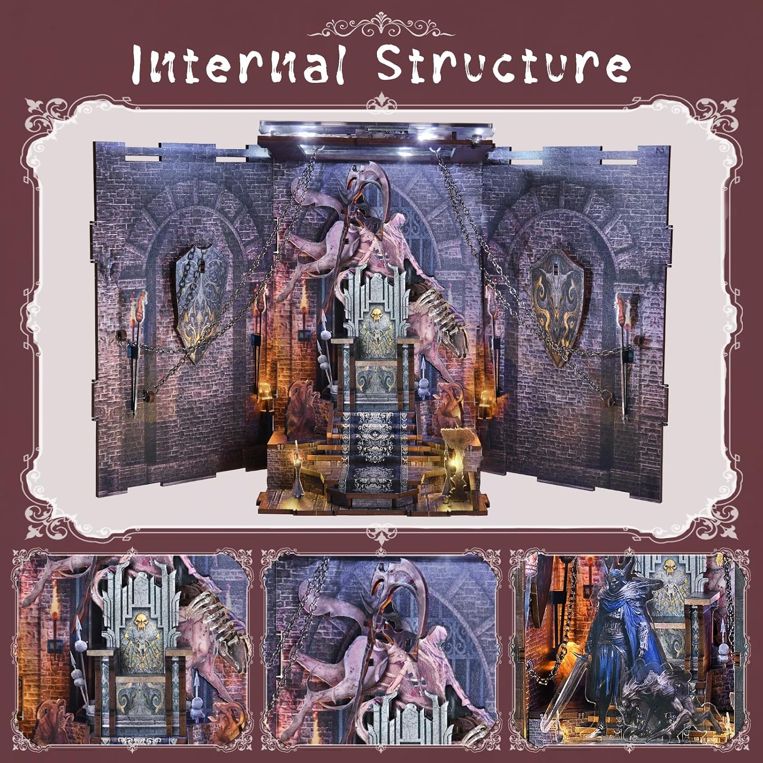 Throne of Bones - DIY Book Nook Kit