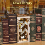 Law Library - DIY Book Nook Kit
