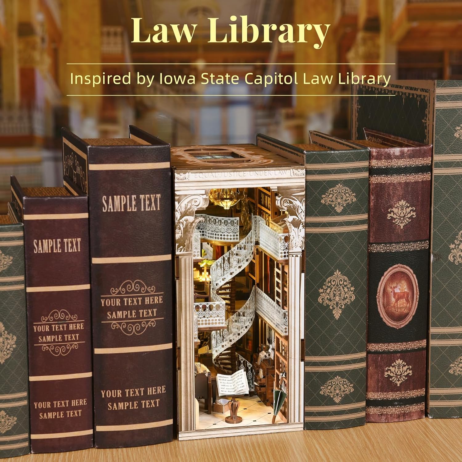 Law Library - DIY Book Nook Kit