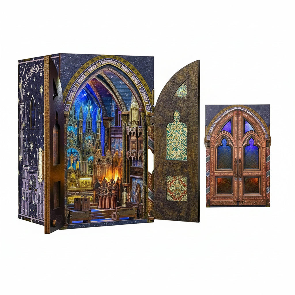 Notre-Dame Basilica - DIY Book Nook Kit