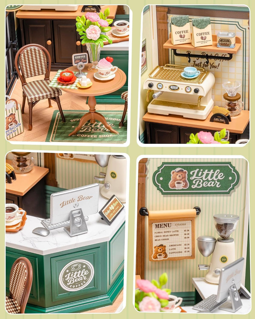 Rolife Perfect Romance Cafe – DIY Miniature House Kit