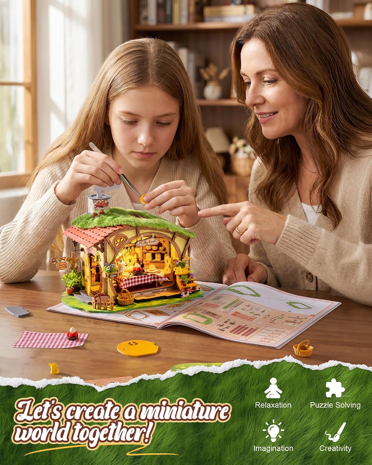 Rolife Fluffy Grove – DIY Miniature House Kit