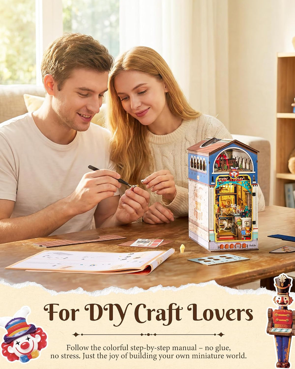Rolife Treasure Toy Shop – DIY Book Nook Kit