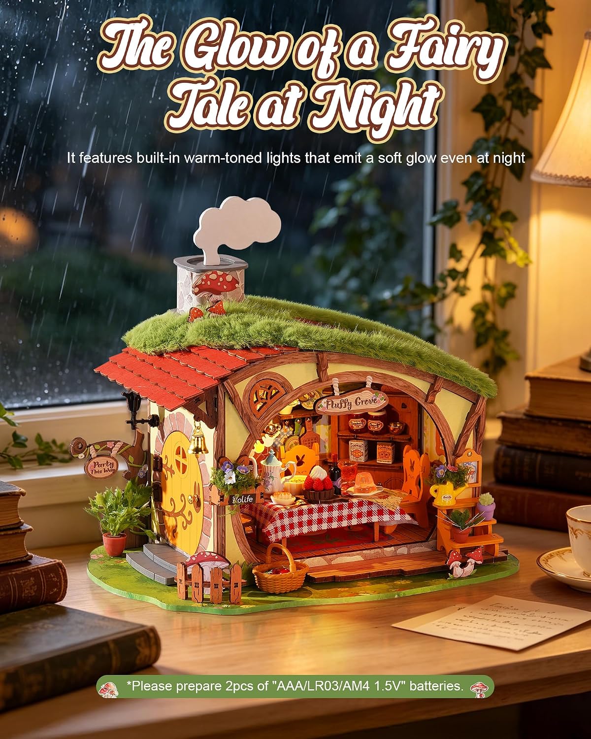 Rolife Fluffy Grove – DIY Miniature House Kit