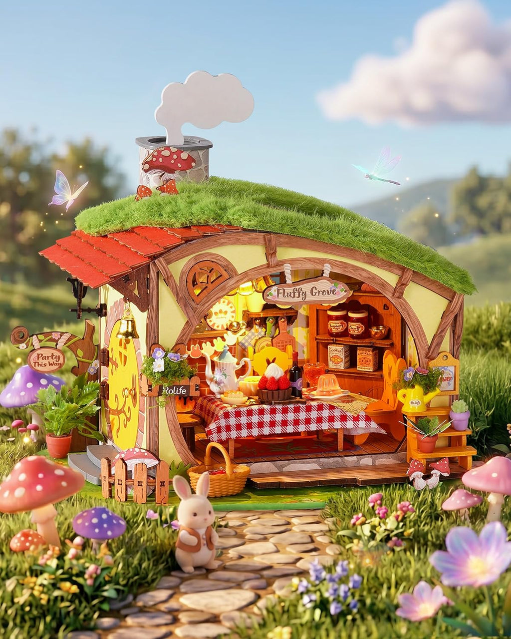 Rolife Fluffy Grove – DIY Miniature House Kit