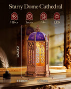 Rolife Starry Dome Cathedral – 3D Wooden Puzzle Kit