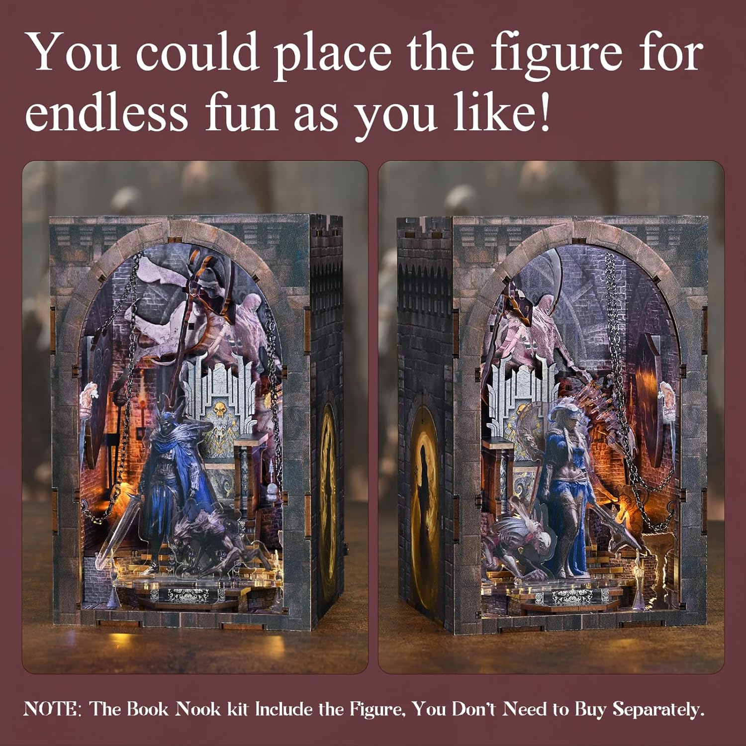 Throne of Bones - DIY Book Nook Kit