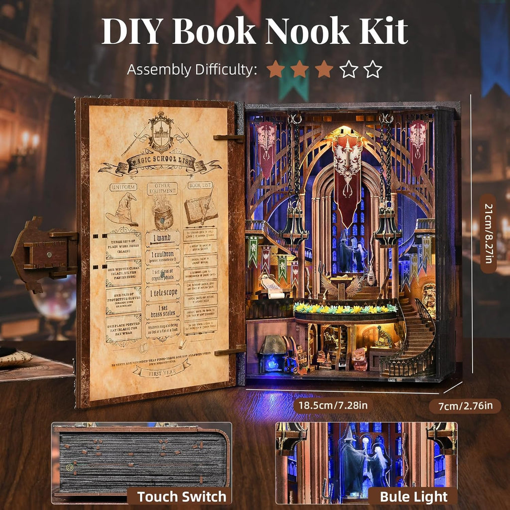Magic Admissions Guide - DIY Book Nook Kit