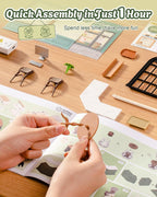 Rolife Perfect Romance Cafe – DIY Miniature House Kit