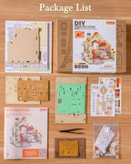 Rolife Sunlit Farmhouse Kitchen – DIY Miniature House Kit