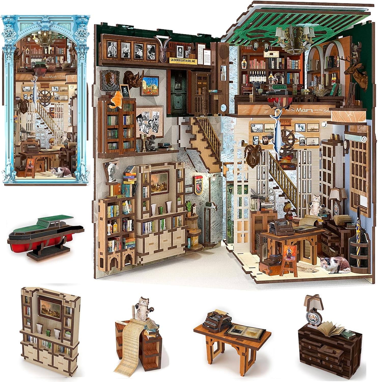 Hemingway House - DIY Book Nook Kit
