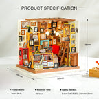 Sam’s Study – DIY Miniature House Kit