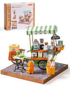 Aromatic Coffee Cart – DIY Miniature House Kit