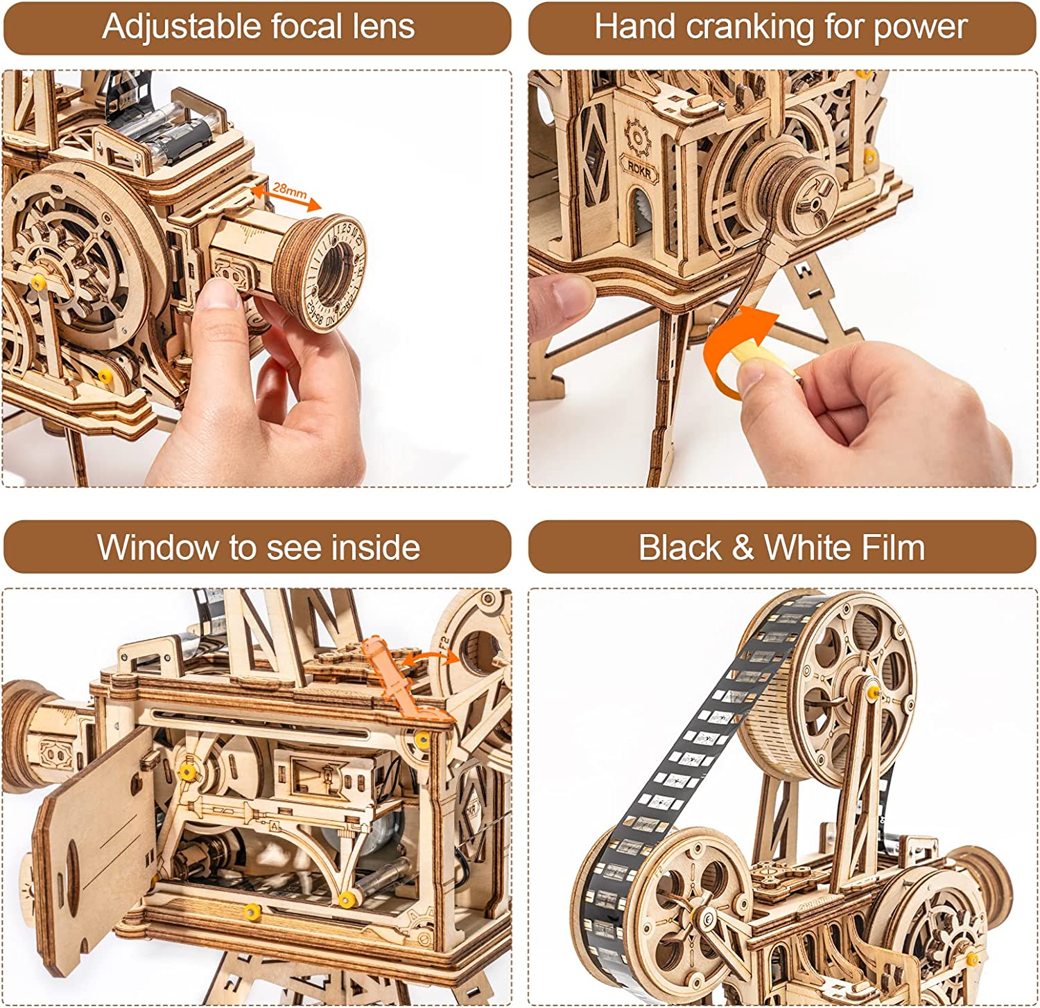 Vitascope Projector – DIY Mechanical Model Kit