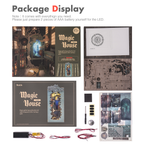 Book Nook Library Series – DIY Miniature Kit (4 Styles)