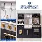 Wooden Play Kitchen – Kids Role Play Set