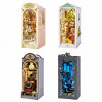 Book Nook Library Series – DIY Miniature Kit (4 Styles)