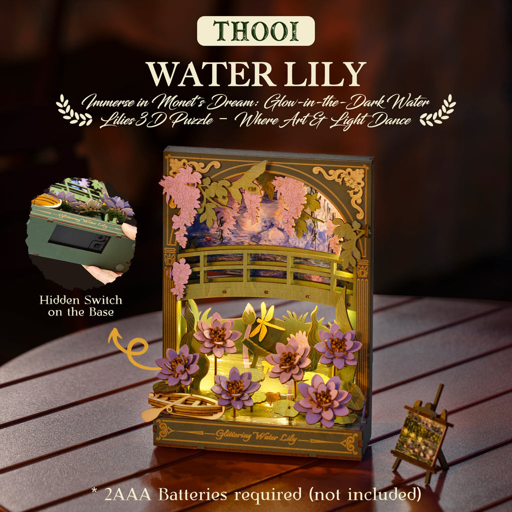 Glittering Water Lily DIY Model Kit