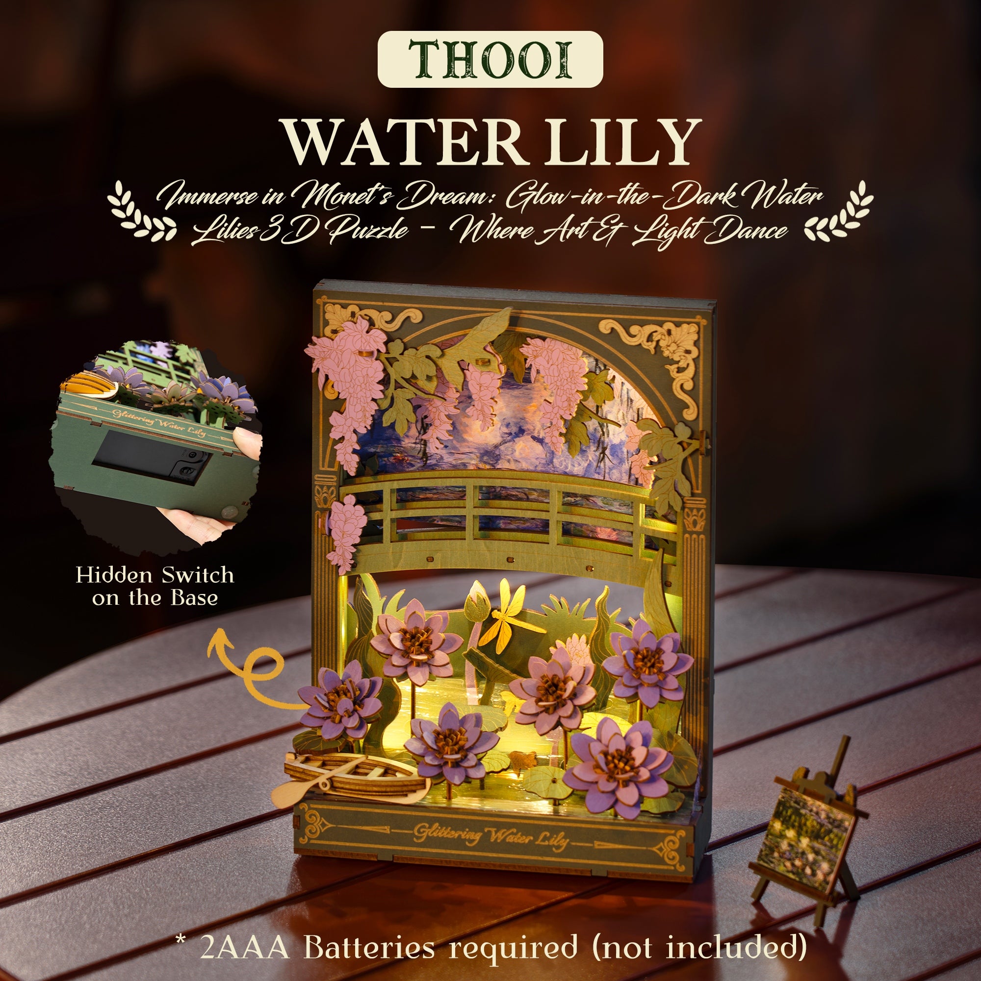 Glittering Water Lily DIY Model Kit