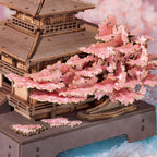 Rolife Sakura Pavilion – 3D Wooden Puzzle Kit