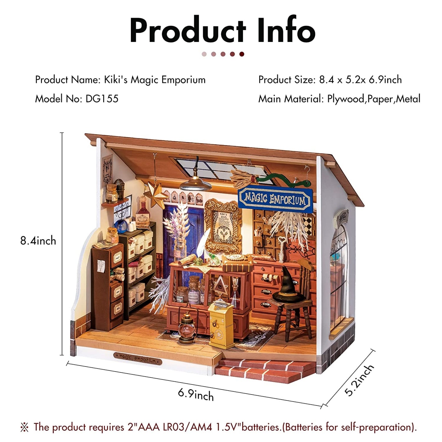 Magic Shop Collection – Miniature House Kit (Magic Emporium & Alice Tea Store)