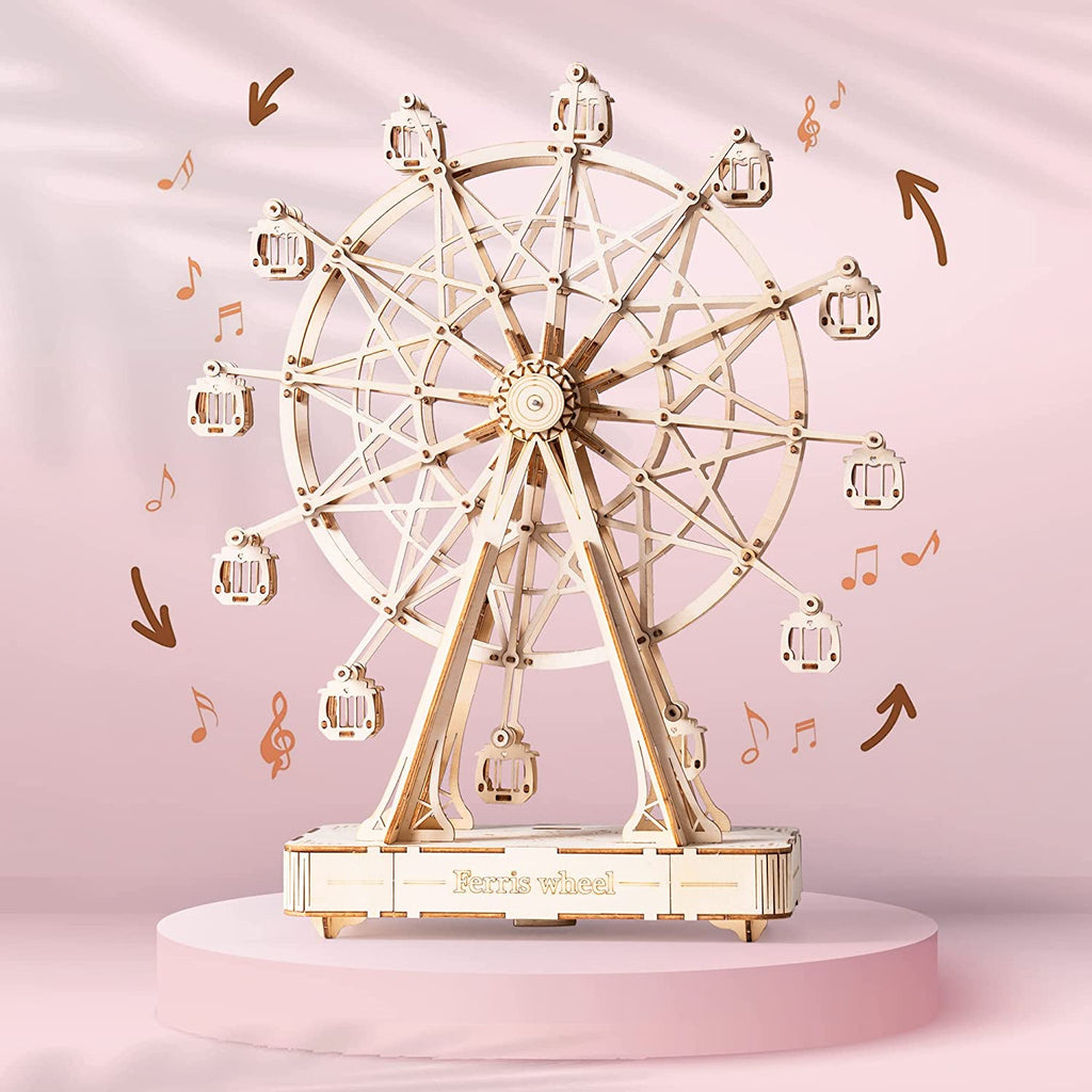 Ferris Wheel Music Box – DIY Mechanical Model Kit