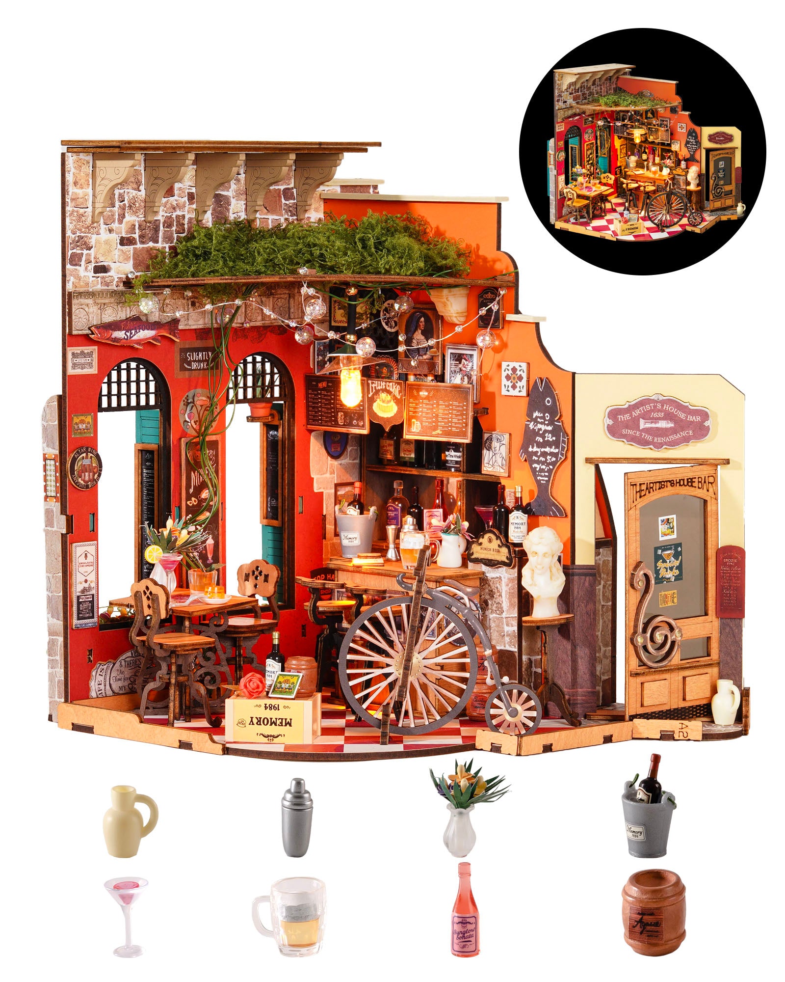 Cheers Bar – DIY Miniature House Kit