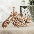 Vintage Cruiser Motorcycle – 3D Wooden Mechanical Model Kit