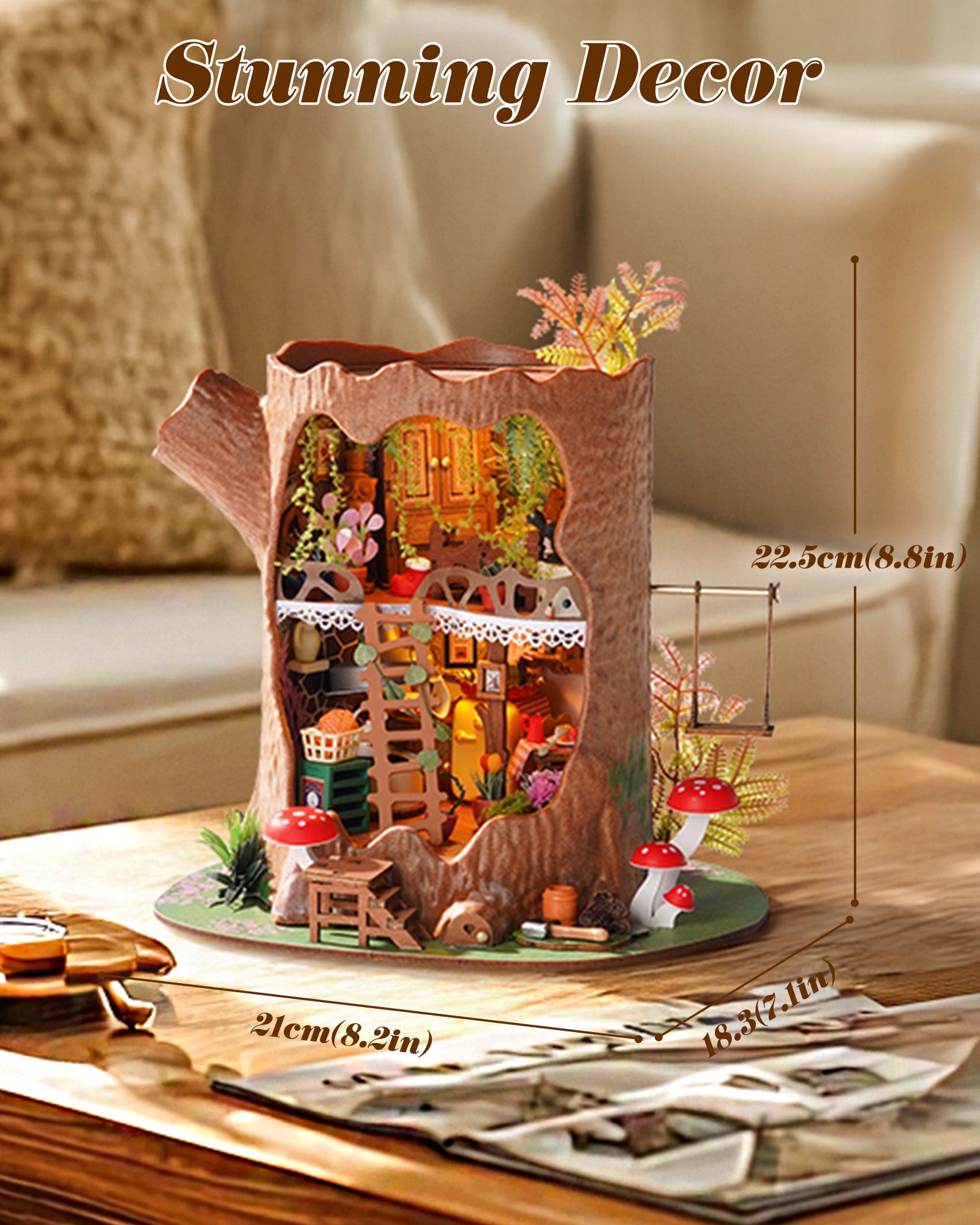 Fairytale Tree House – DIY Miniature Kit