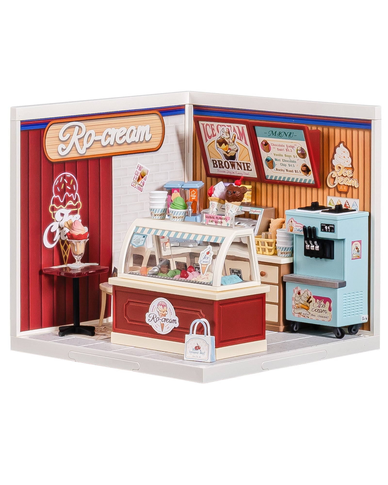 RO-Cream Ice Cream Shop – DIY Miniature House Kit