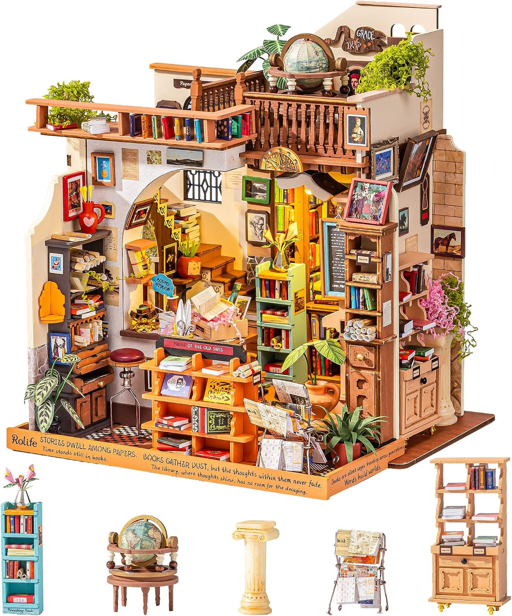 Rolife Pagestory Books – DIY Miniature House Kit