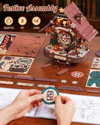 ROKR Christmas Cuckoo Clock – DIY Mechanical Model Kit