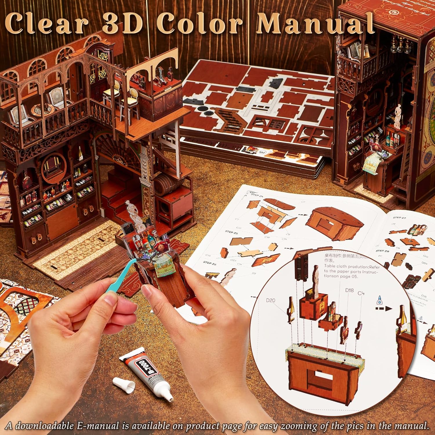 Roaring Twenties Speakeasy - DIY Book Nook Kit