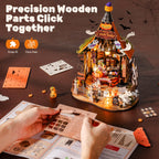 Rolife Haunted Candy House – DIY Miniature House Kit