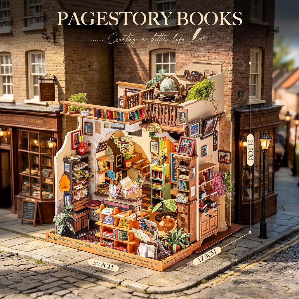 Rolife Pagestory Books – DIY Miniature House Kit