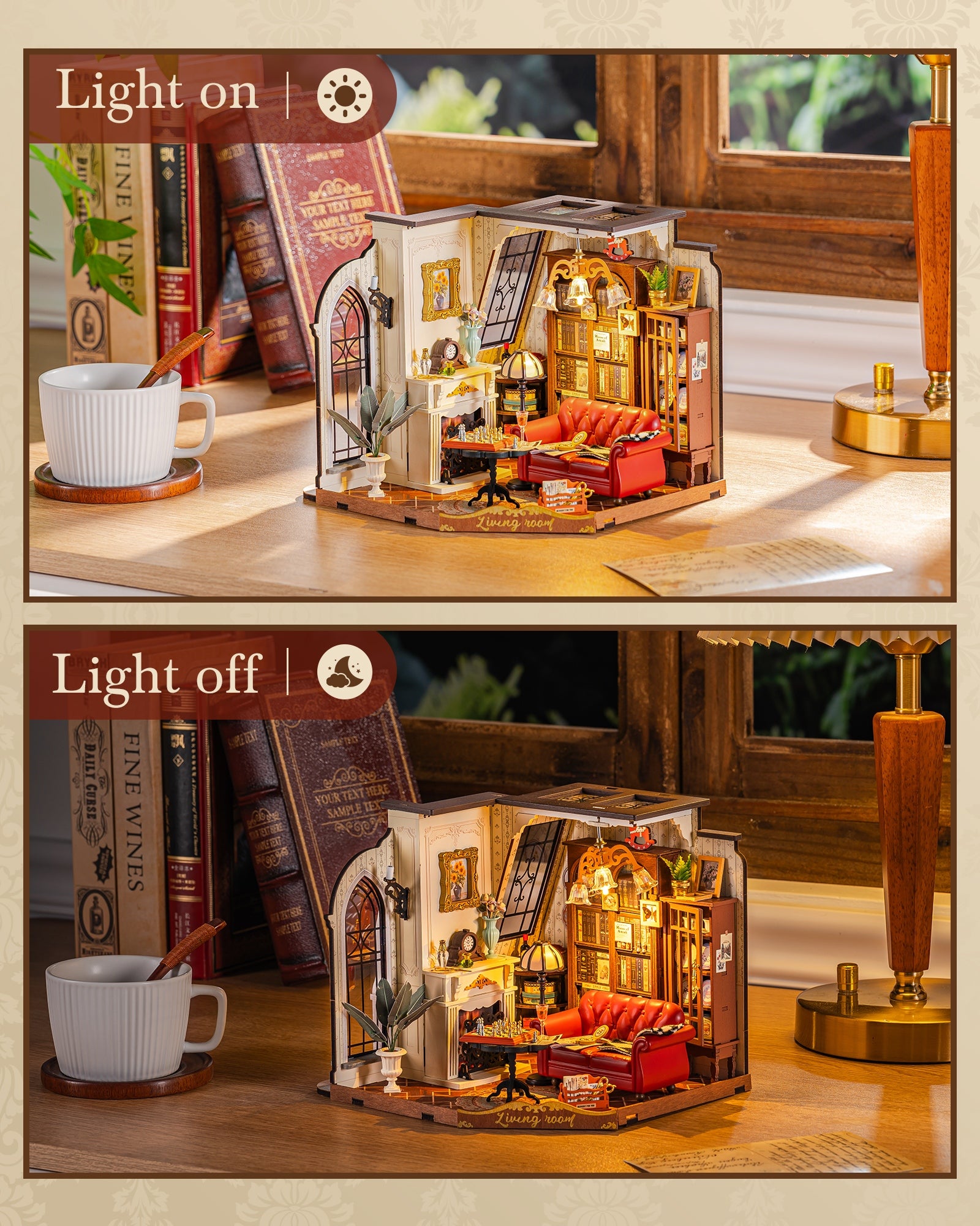 Catherine’s Living Room – DIY Miniature House Kit